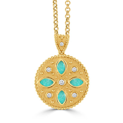 Elevate Your Style with Zabian’s Stunning 18kt Medallions